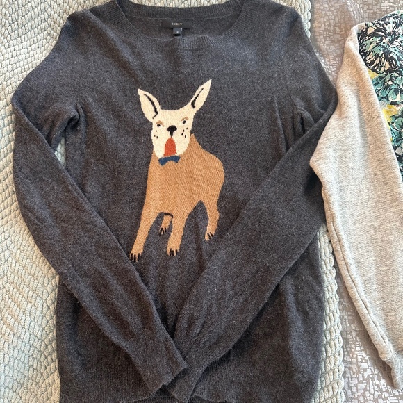 J.Crew French Bulldog Sweater - Picture 2 of 3